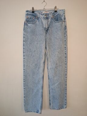 Levis Low Pro Straight Light Wash Jeans
